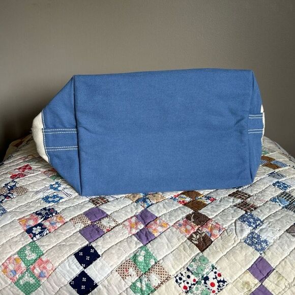 Vintage Lands’ End Canvas Boat and Tote large Bag 5 pockets - Picture 8 of 8